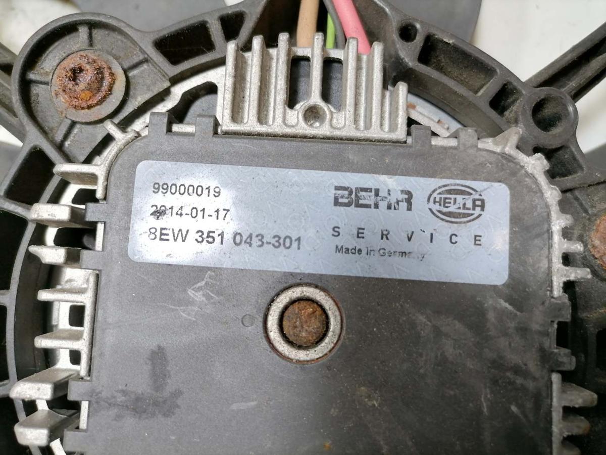 VW Passat 3C original Elektrol&uuml;fter L&uuml;ftermotor K&uuml;hler 1,9TDI 77KW Bj.2008